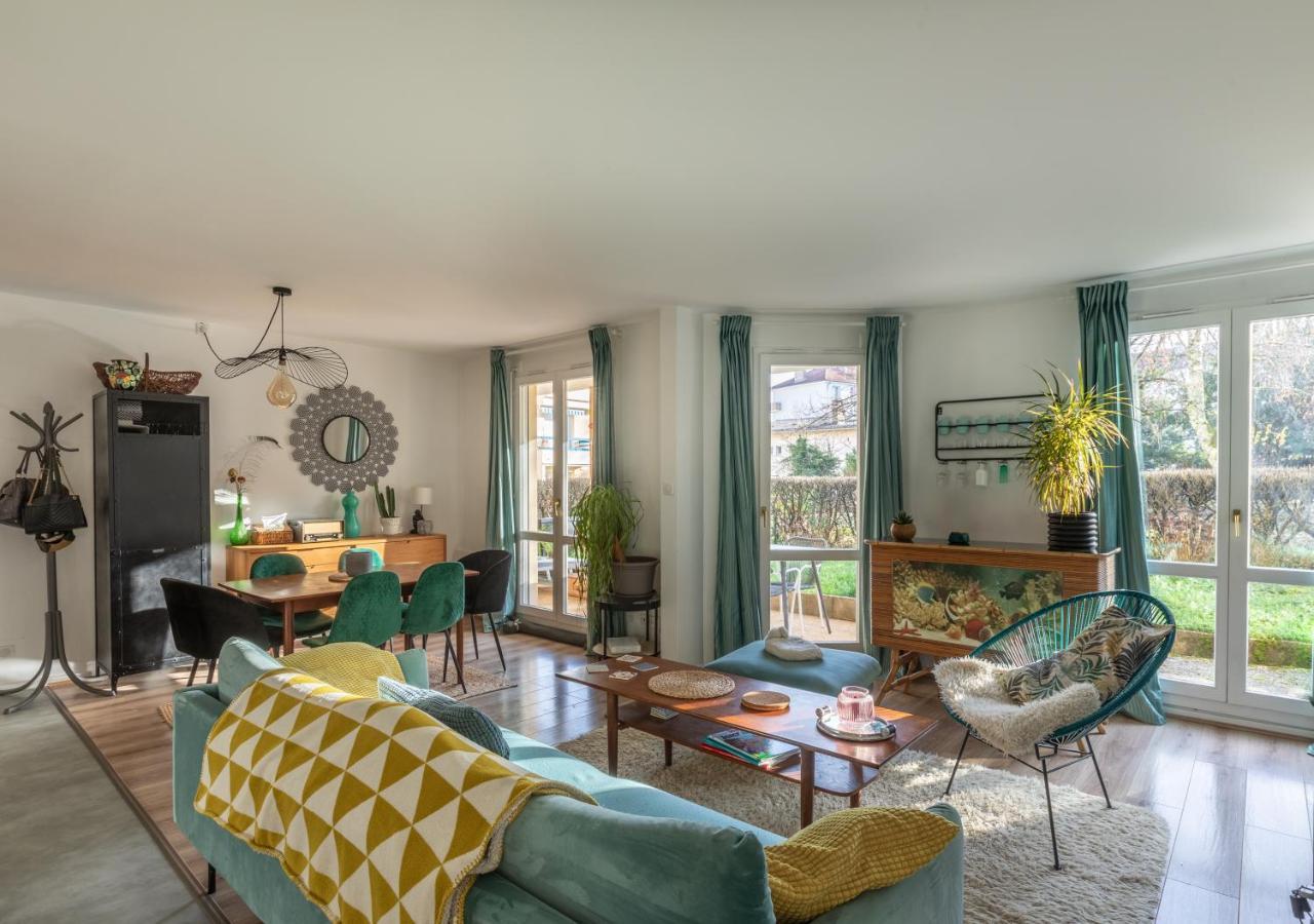 T3 Calme - Ideal Famille & Pros - Parking - Jardin - Wifi - Netflix بُيزانكون المظهر الخارجي الصورة