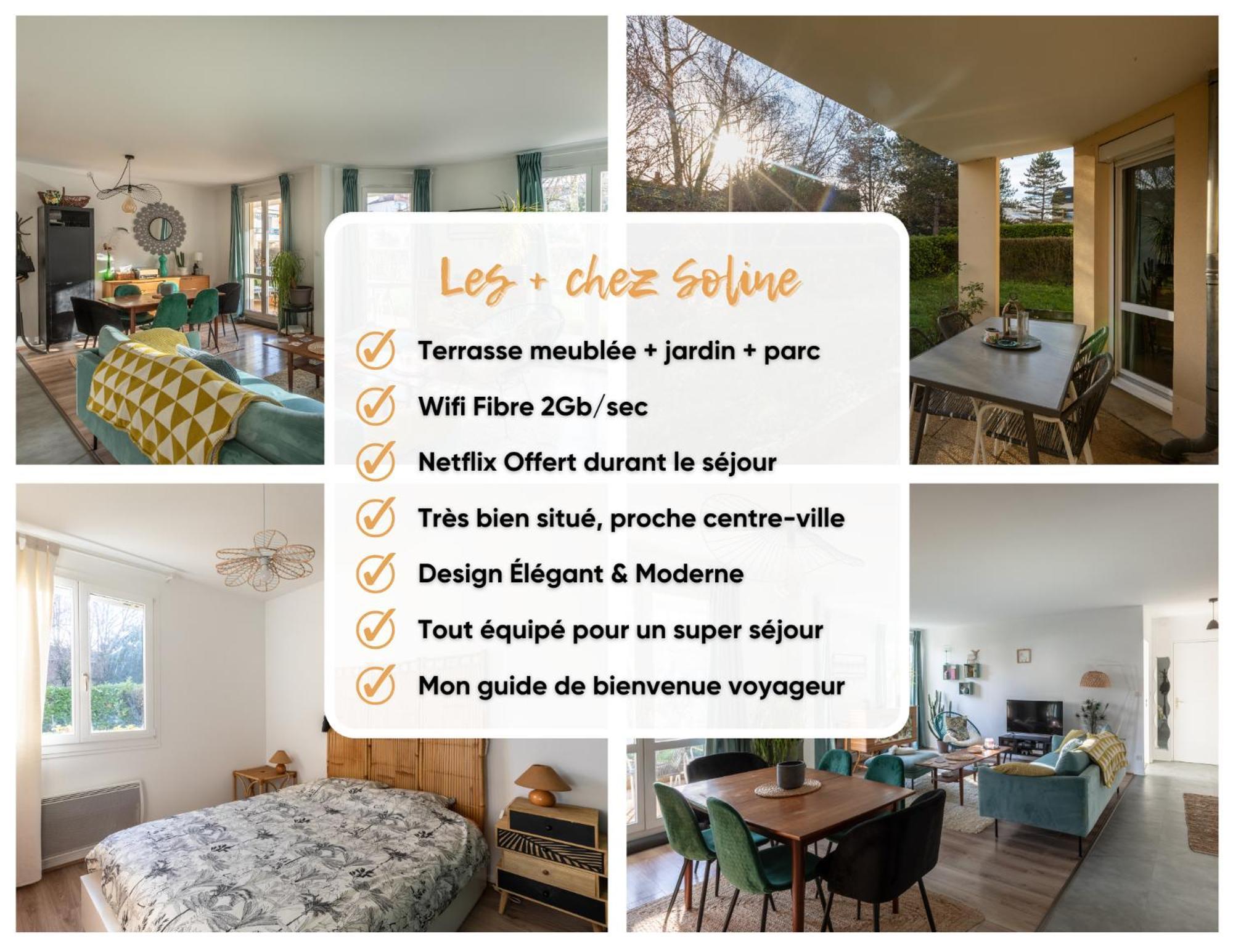 T3 Calme - Ideal Famille & Pros - Parking - Jardin - Wifi - Netflix بُيزانكون المظهر الخارجي الصورة